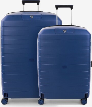 Roncato Suitcase Set 'Box 4.0 ' in Blue: front