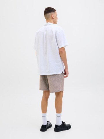 JACK & JONES Loose fit Trousers 'JPSTJaiden' in Brown