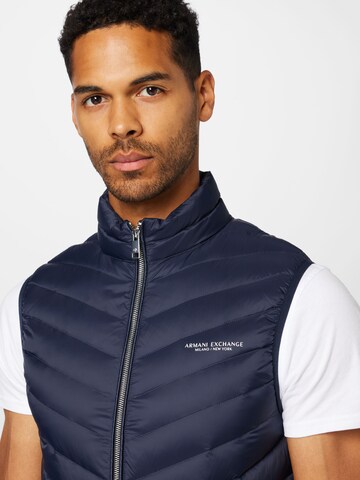 ARMANI EXCHANGE Vest in Blue