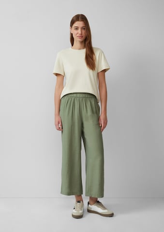 s.Oliver Wide Leg Hose in Grün
