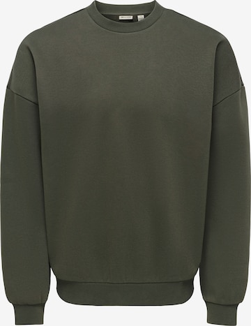 Only & Sons - Sudadera 'ONSCeres' en verde: frente