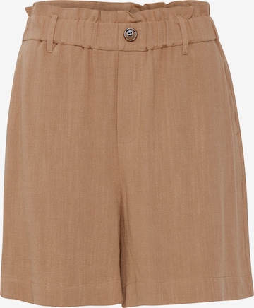 b.young Wide leg Pants in Brown: front