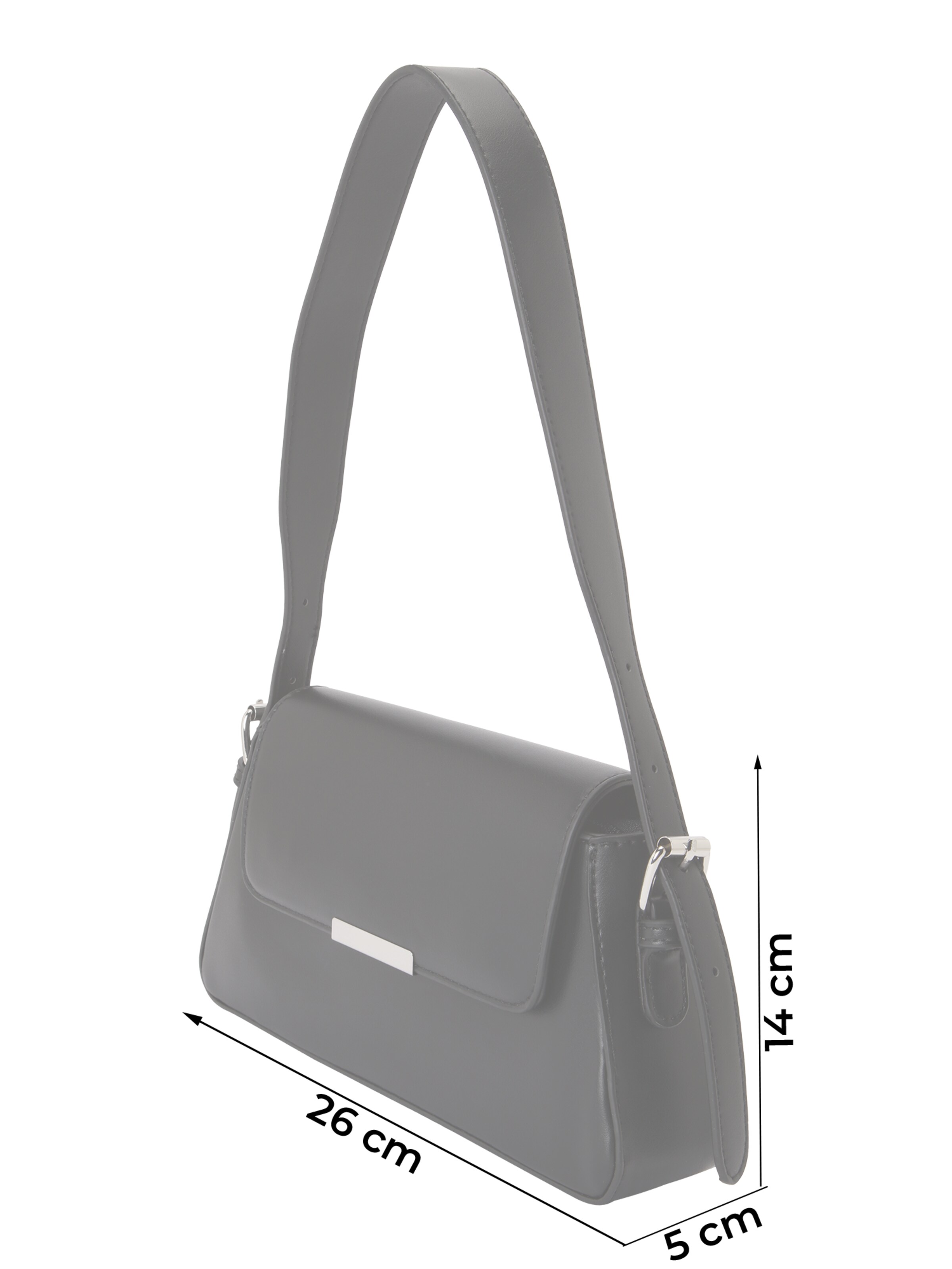 melns ABOUT YOU Pleca soma