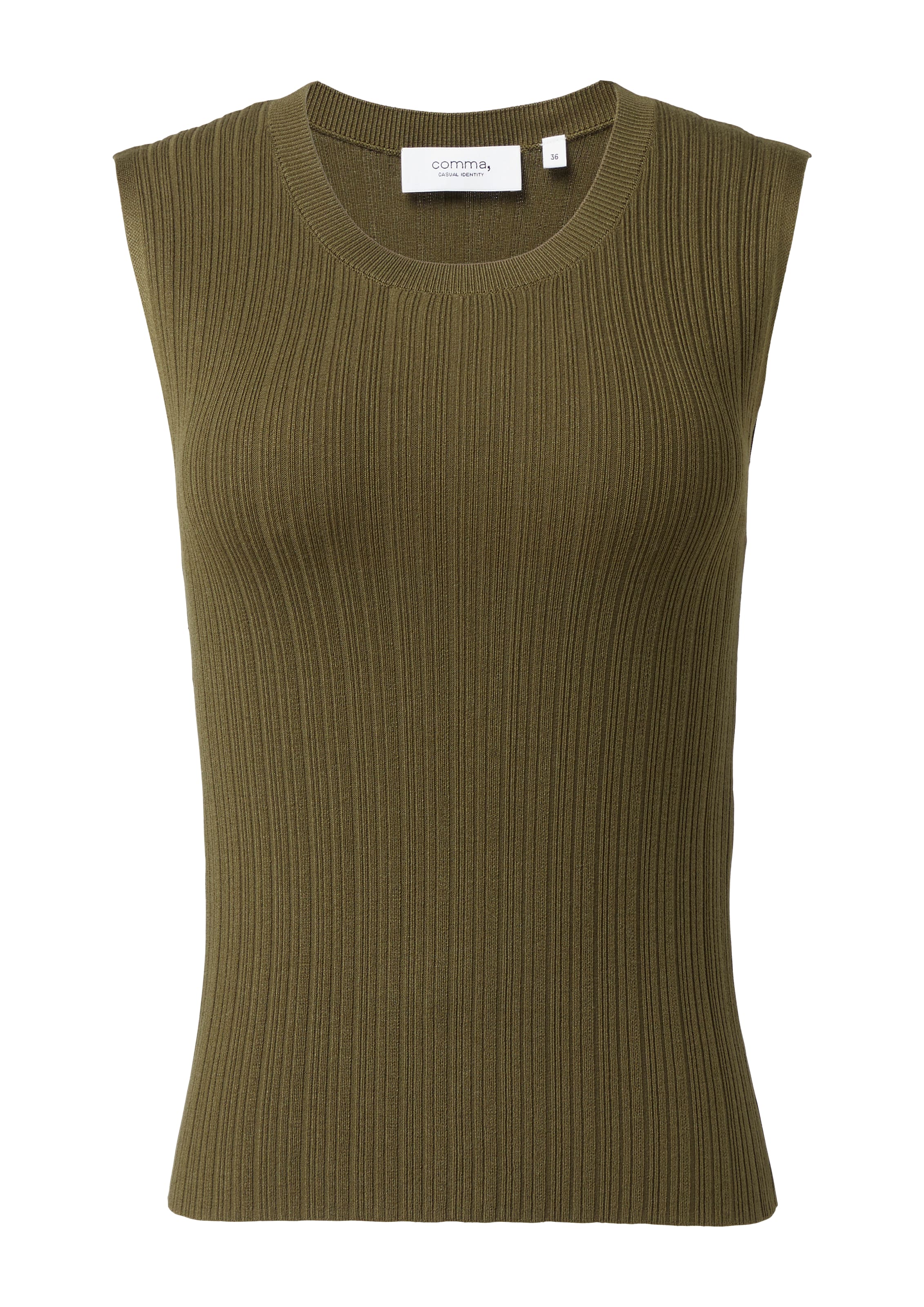 zaļš comma casual identity Adīts topiņš: no priekšpuses