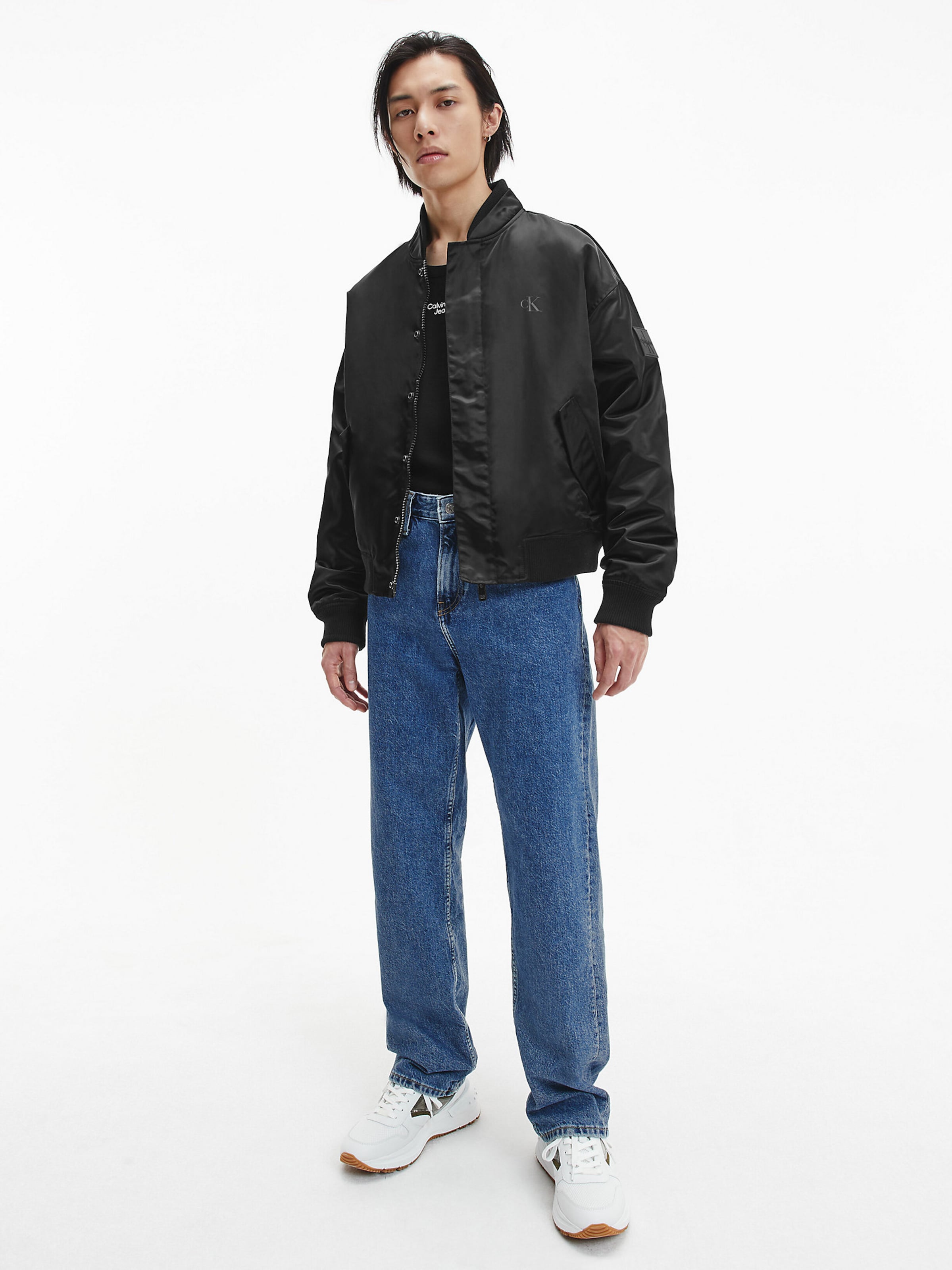 Männer Jacken Calvin Klein Jeans Übergangsjacke in Schwarz - FZ34471