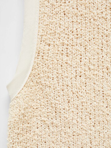 Tops en tricot 'BALI' MANGO en beige