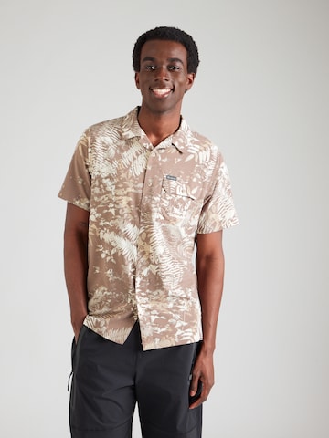 COLUMBIA Regular fit Funkcionális ing - barna: elől