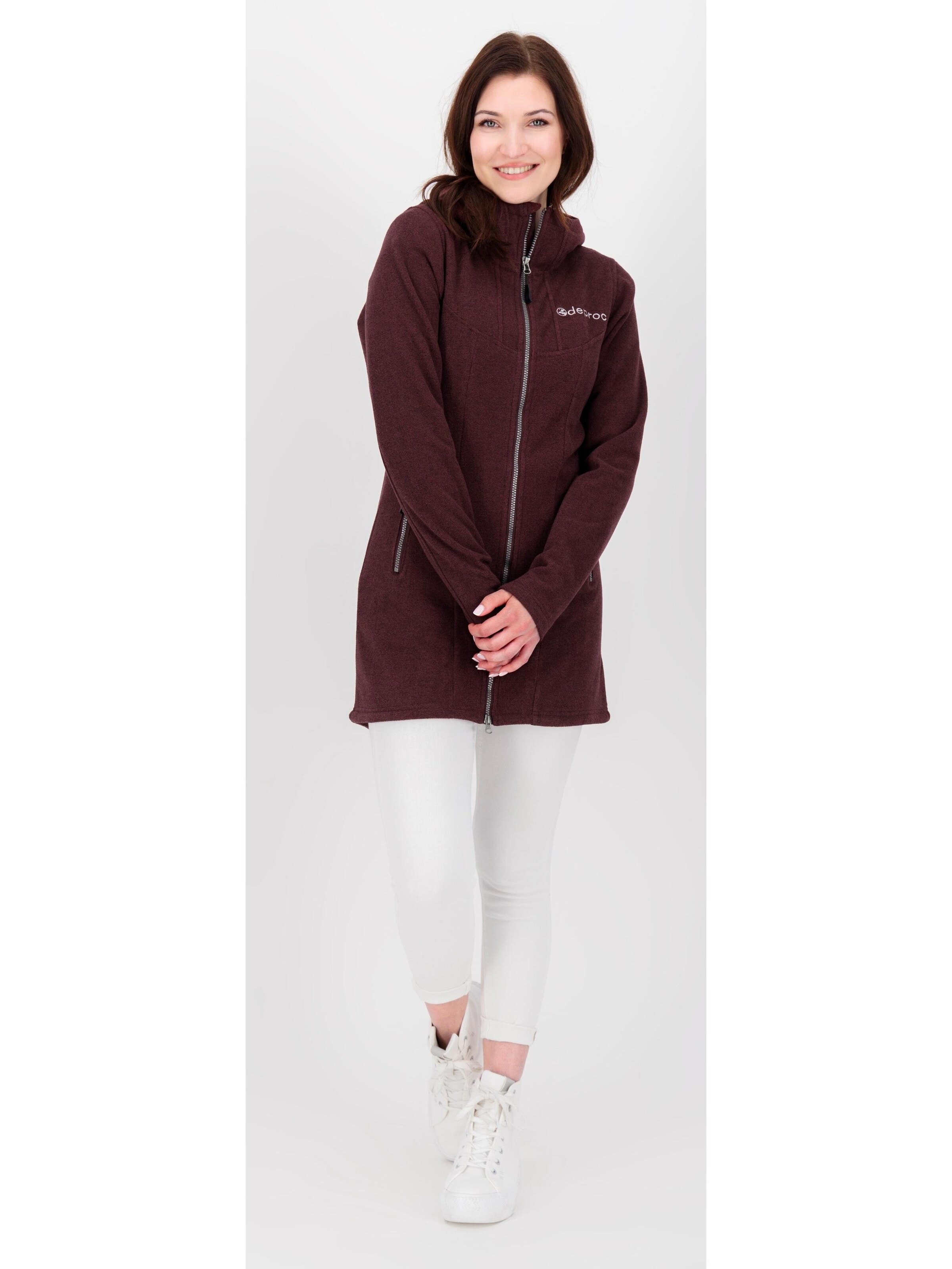 deproc Fleecejacke 'GLORY APRIL'‌‌‌‌ in Lila