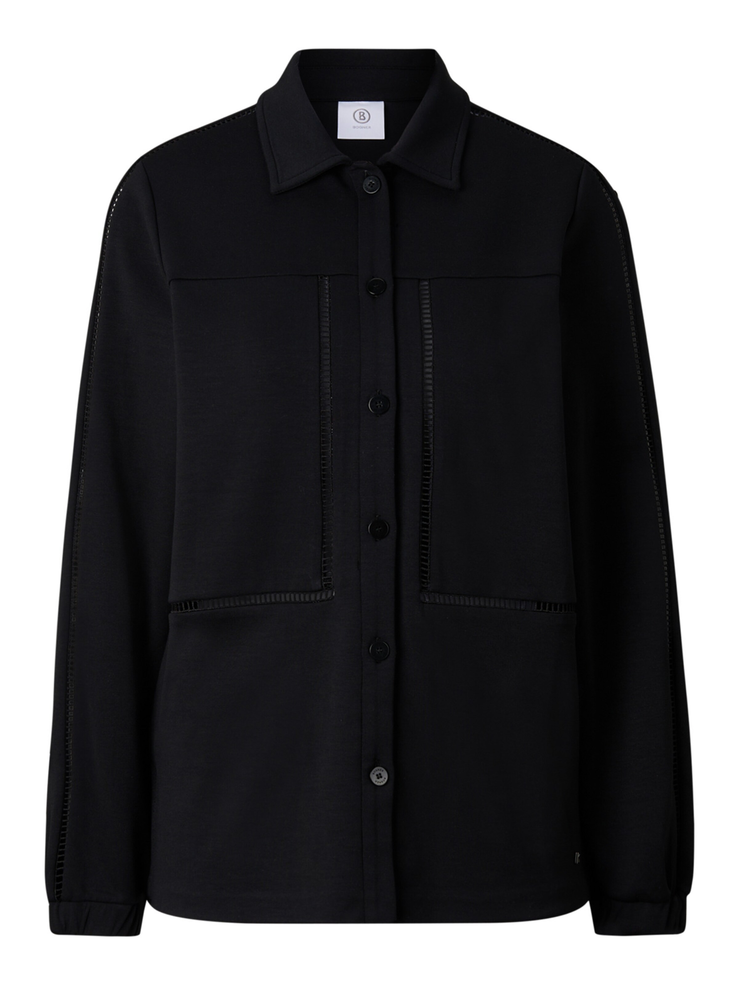 BOGNER Oversizeshirt in Schwarz: Vorderseite