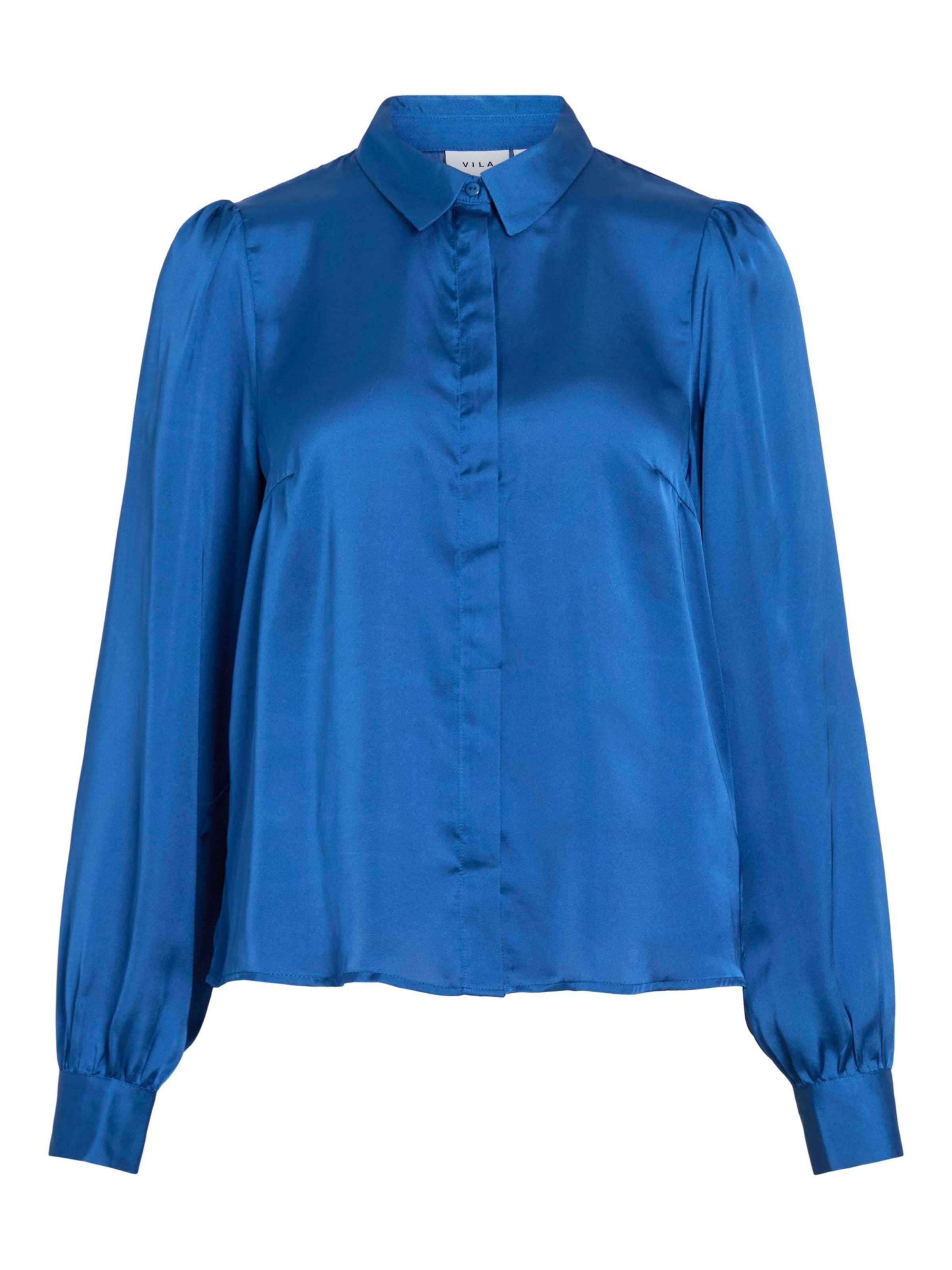 VILA Blouse 'VISofie' in Blauw: voorkant