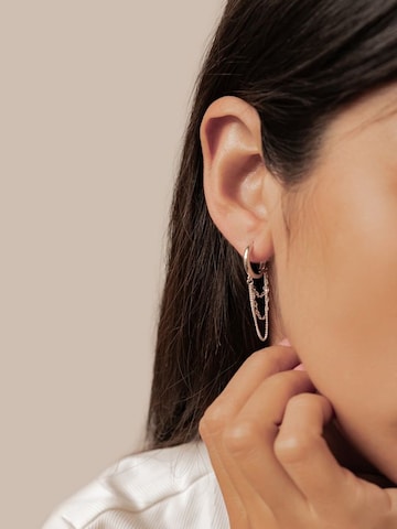 Hey Happiness Earrings 'Cascade' in Silver