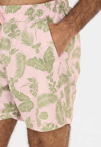 NOU Zwemshorts 'Fileyer' in Roze