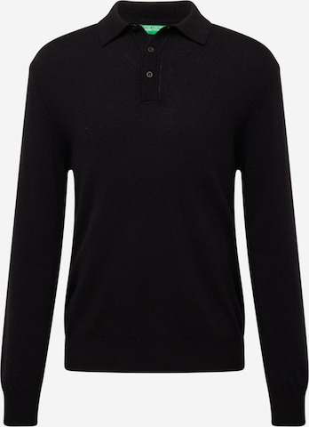 UNITED COLORS OF BENETTON Sweater in Black: front