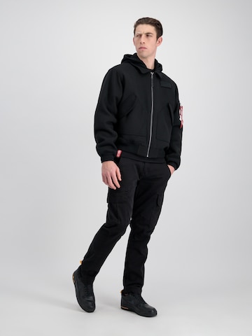 Veste mi-saison ALPHA INDUSTRIES en noir