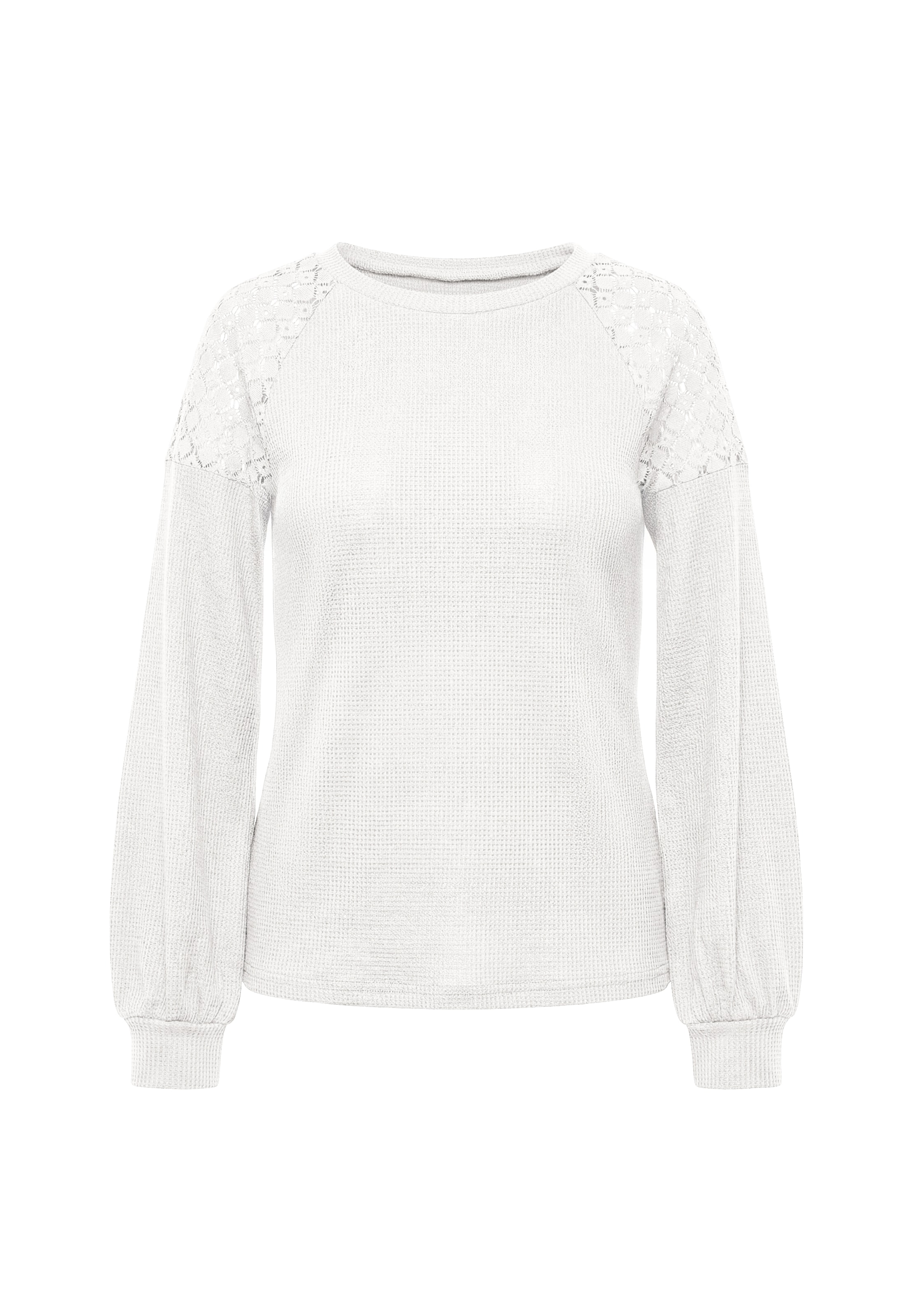 Pull-over usha BLACK LABEL en blanc : devant