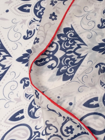 MayTree Sjaal 'Seidentuch mit Baumwolle' in Wit