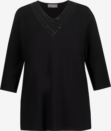 Ulla Popken Shirt in Black: front