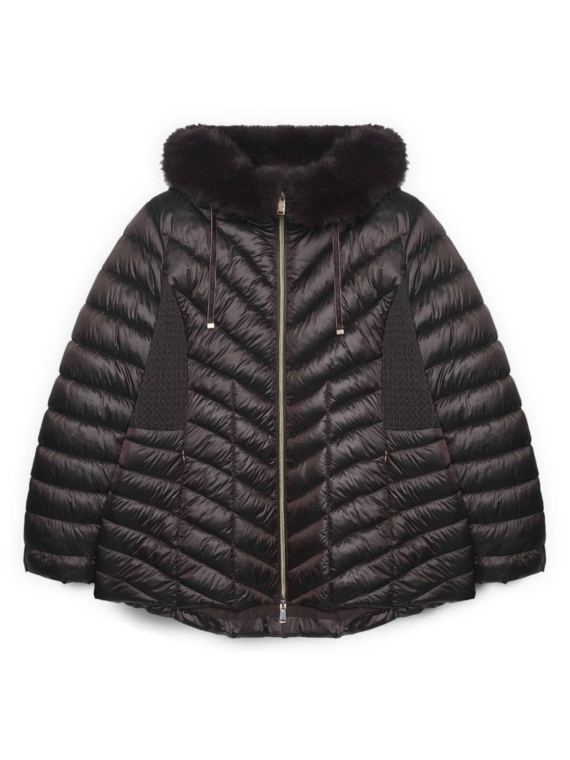 Fiorella Rubino Winterjas in Bruin: voorkant