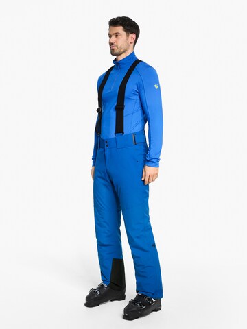 ZIENER Regular Workout Pants 'TAZLIN-Z' in Blue
