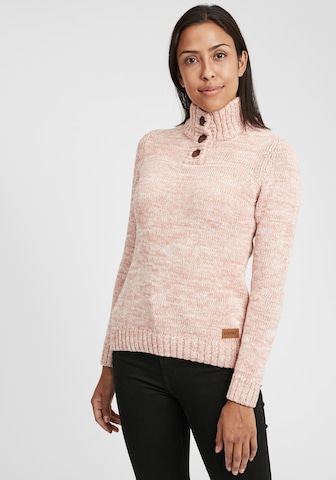 Oxmo Strickpullover Philicita in Pink: Vorderseite