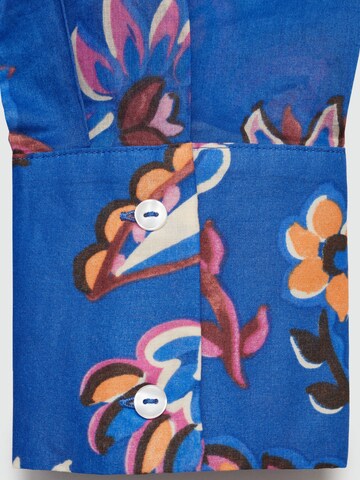 MANGO Bluse 'LENA' in Blau