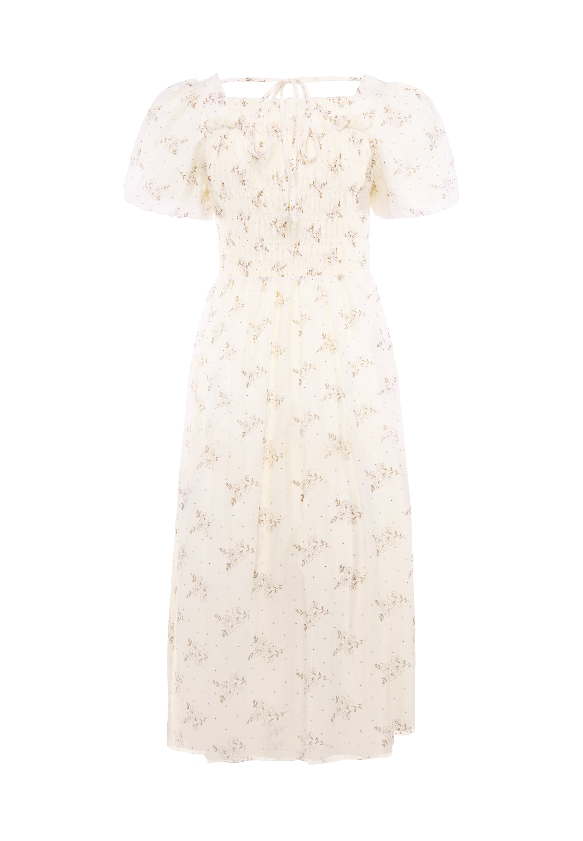 Robe usha BLACK LABEL en beige