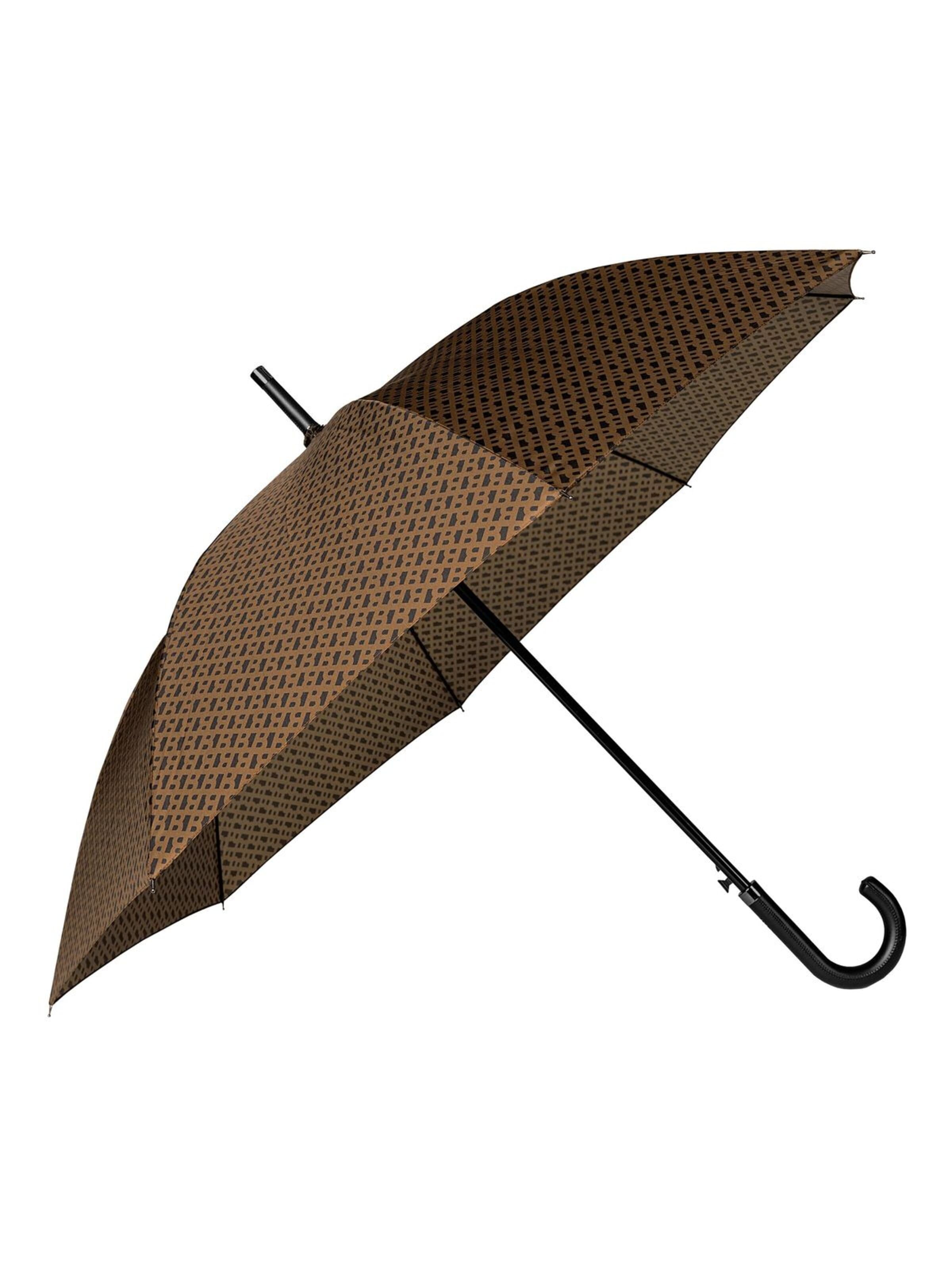 BOSS Umbrella 'Umbrella Monogramme' in Beige: front
