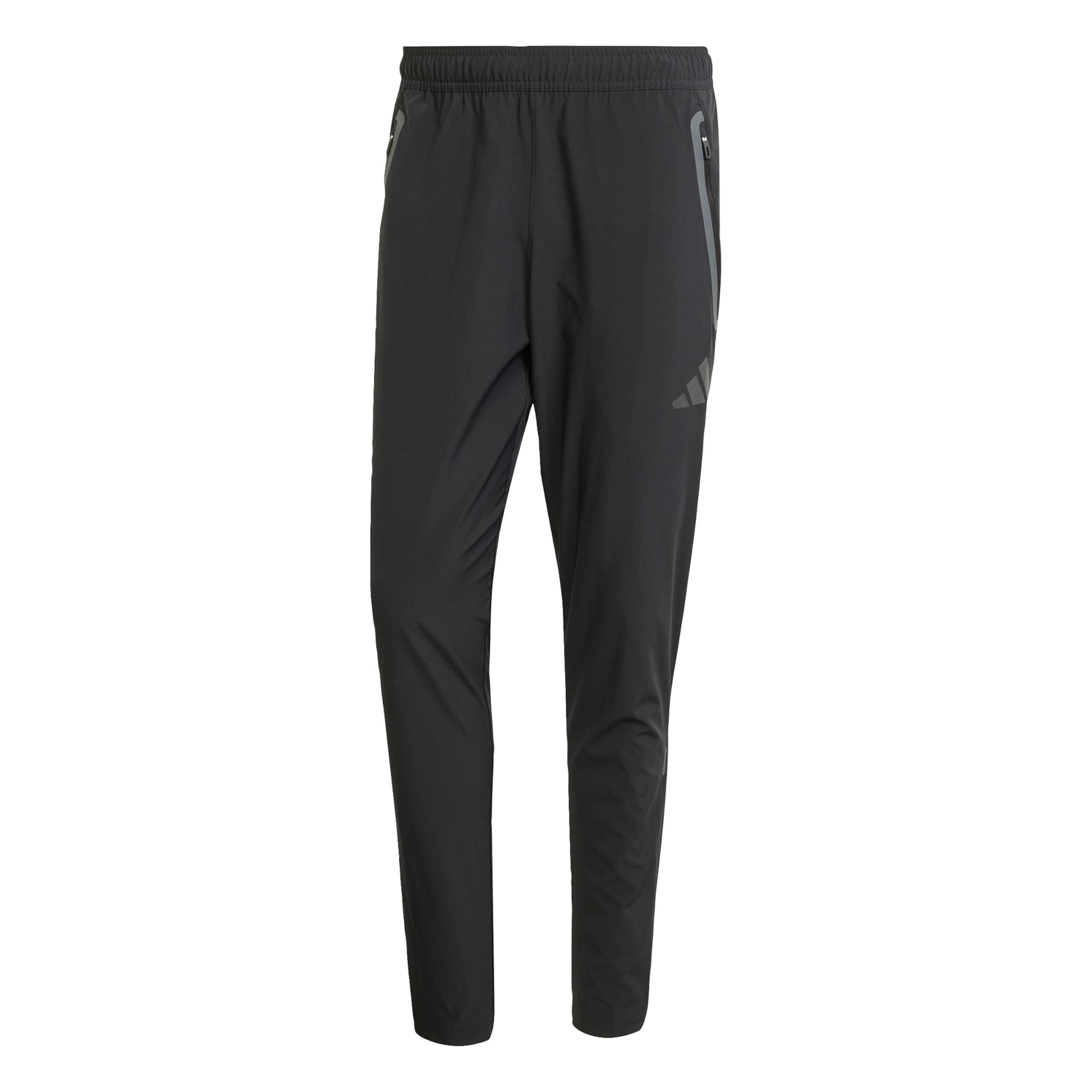 ADIDAS PERFORMANCE Slimfit Sportbroek 'Real Madrid Tiro 25 Competition' in Zwart: voorkant