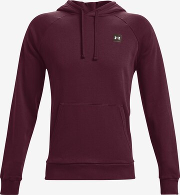 UNDER ARMOUR Regular fit Athletic Sweatshirt 'Rival' in Red: front