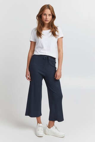Oxmo - Bootcut Pantalón chino 'Rie' en azul