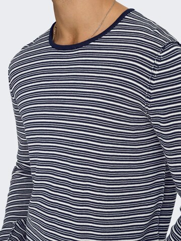 Only & Sons Sweater 'ONSAXEL' in Blue