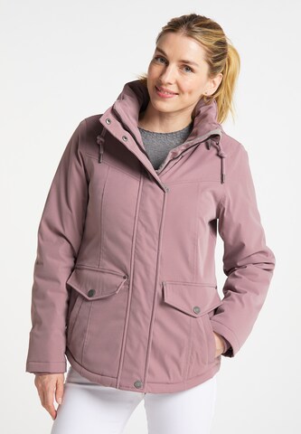 usha BLUE LABEL Winter Jacket in Pink: front