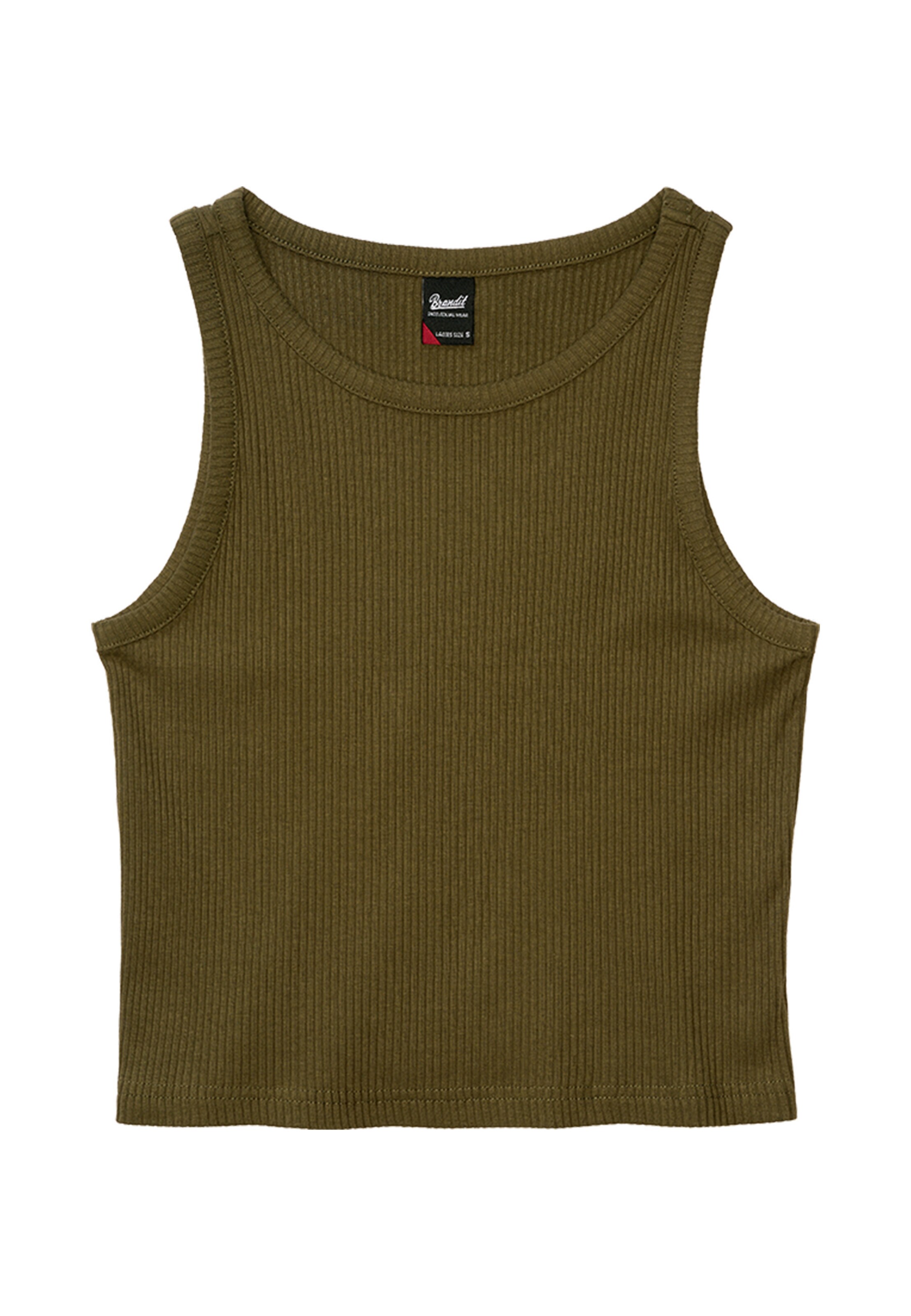 Top 'Ela' di Brandit in verde: frontale