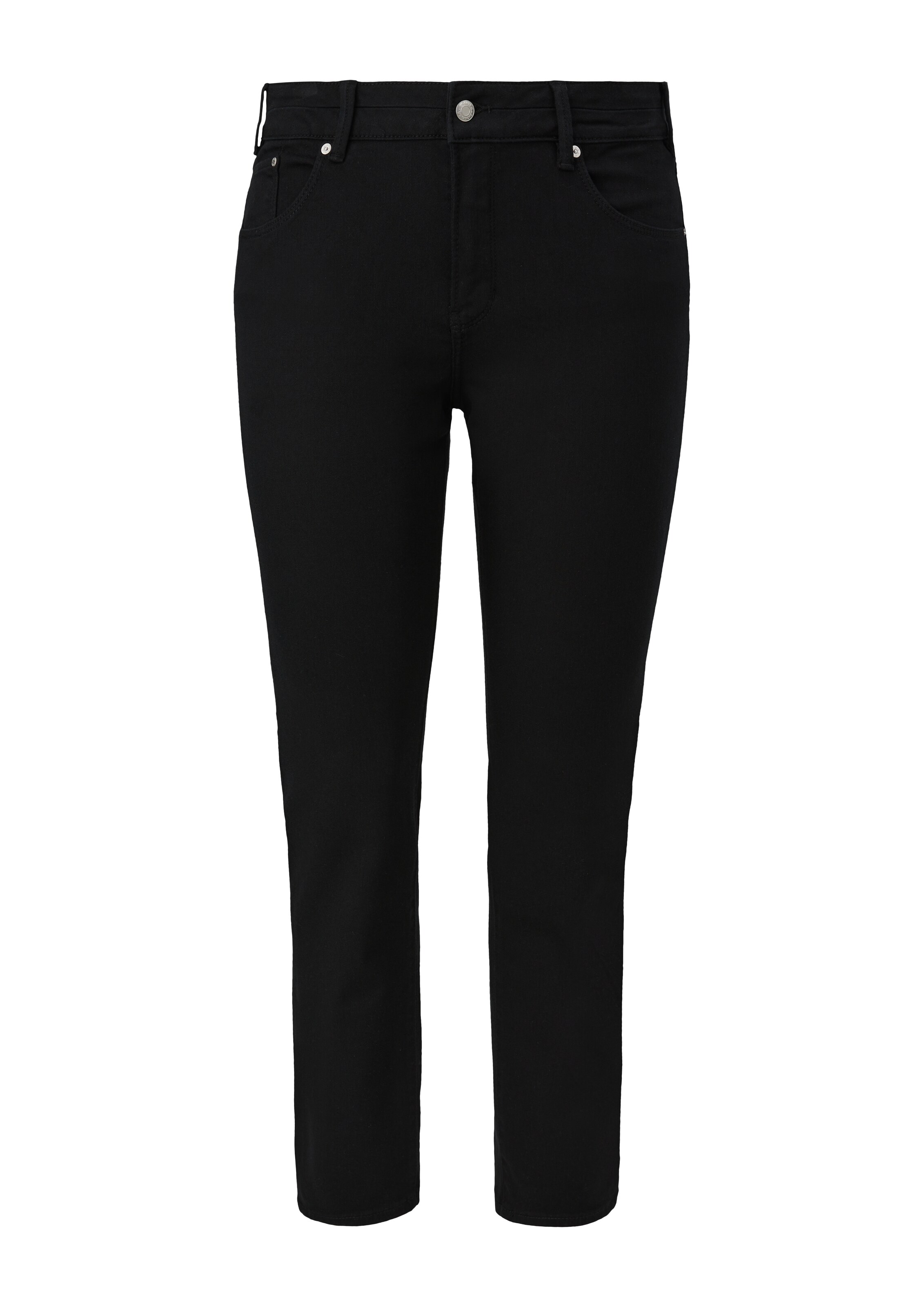 s.Oliver Slimfit Hose in Schwarz: Vorderseite