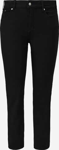 Coupe slim Pantalon s.Oliver en noir : devant