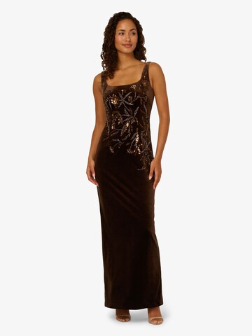 Adrianna Papell Abendkleid in Braun: Vorderseite