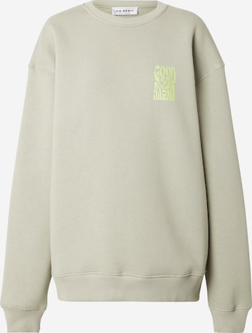 Sweat-shirt OH APRIL en vert : devant