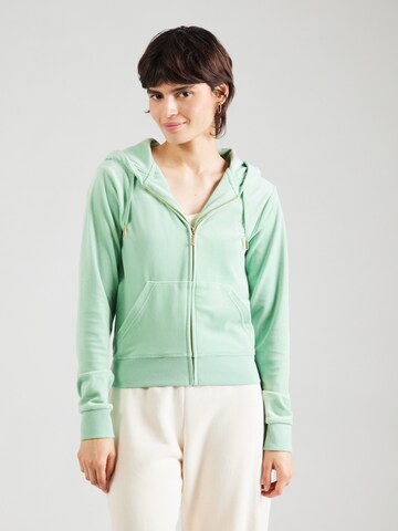Juicy Couture Sweatjacke 'Dach Addison' in Grün: Vorderseite