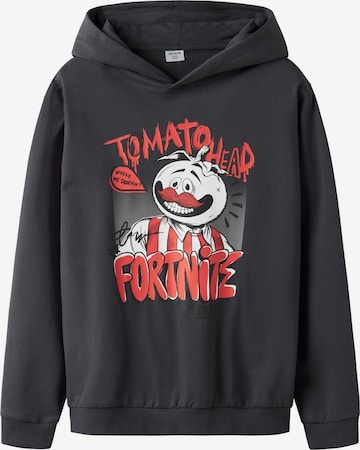 juoda TWO SOON Megztinis be užsegimo 'Fortnite': priekis