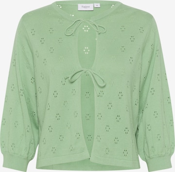 Cardigan 'Doony' SAINT TROPEZ en vert : devant