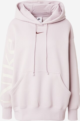 Nike Sportswear Sweatshirt 'Phoenix' in Lila: voorkant