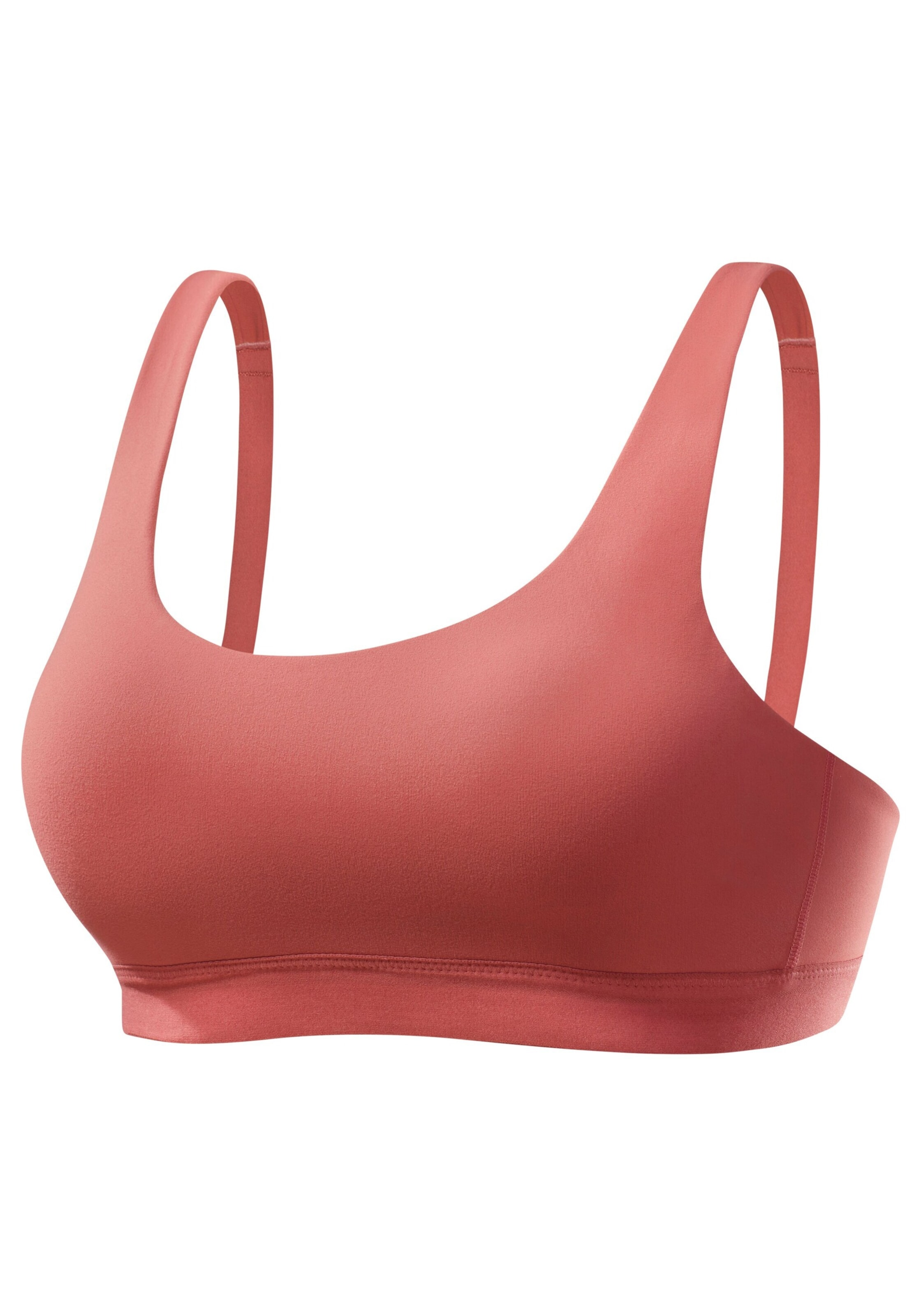 LASCANA ACTIVE Bustier Biustonosz sportowy w kolorze różowy: przód