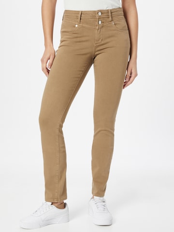 s.Oliver Slimfit Jeans 'Betsy' i brun: forside