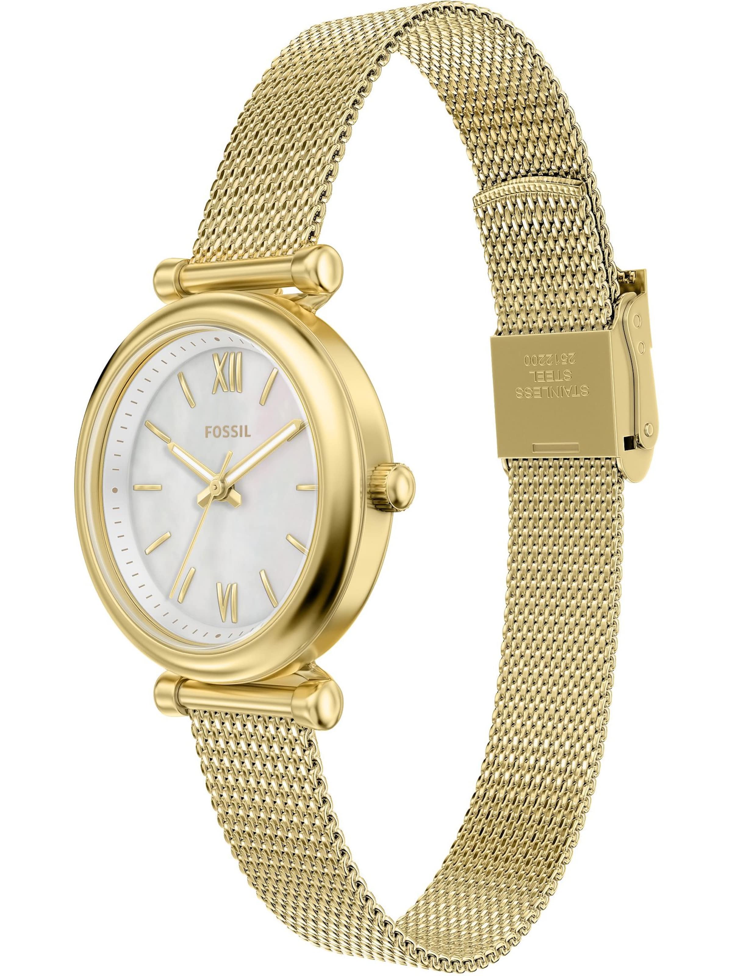 FOSSIL Analoguhr in Gold