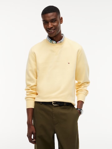 Felpa 'ESS SEASONAL' di TOMMY HILFIGER in giallo: frontale