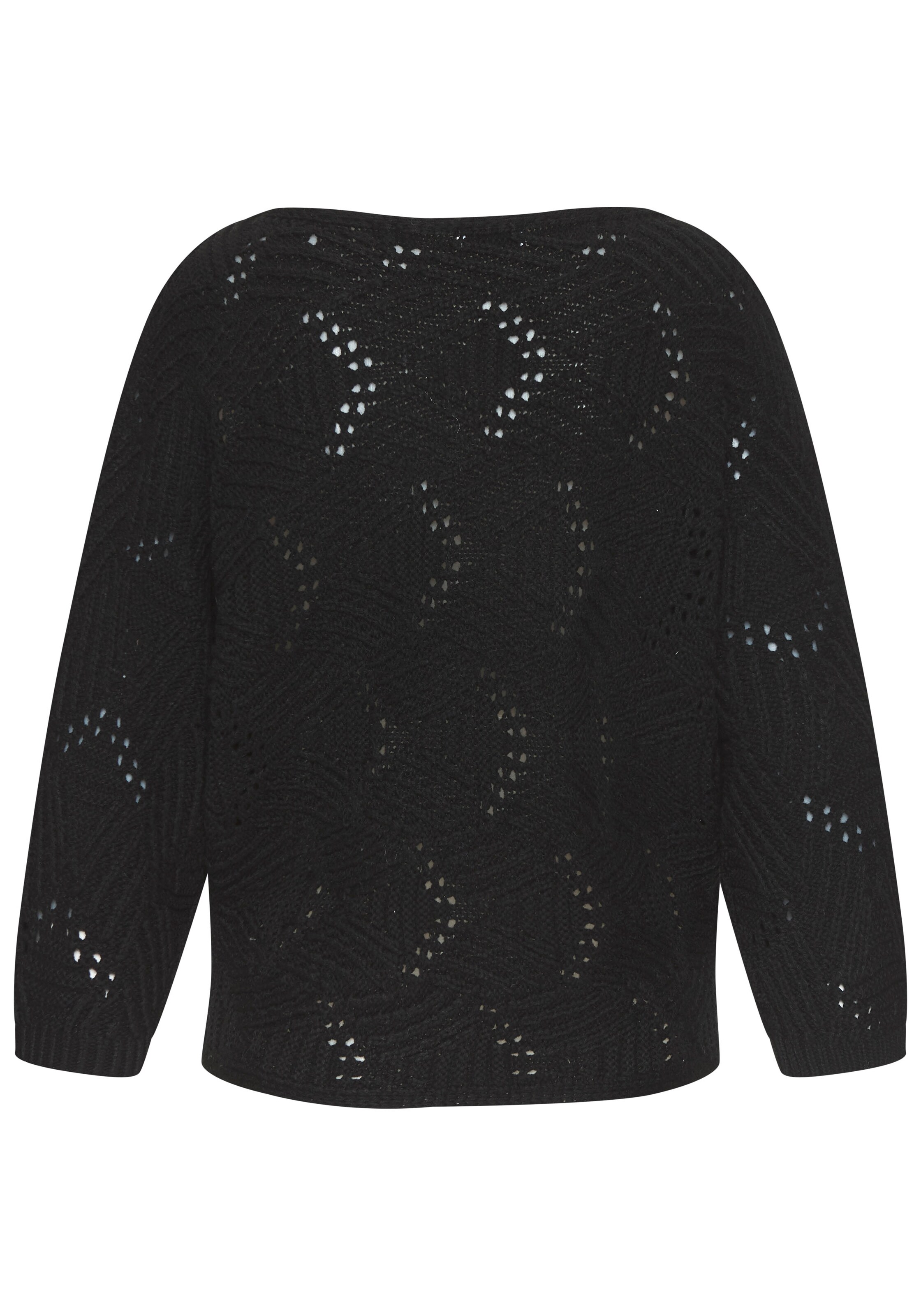 LASCANA Pullover in Schwarz