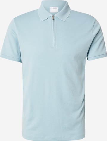 T-Shirt 'SLHFave' SELECTED en bleu : devant