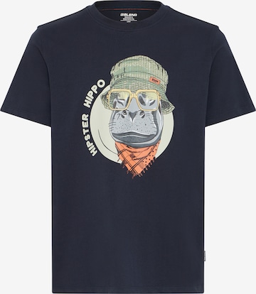 BLEND Shirt 'BHKURT FUNNY' in Blue: front