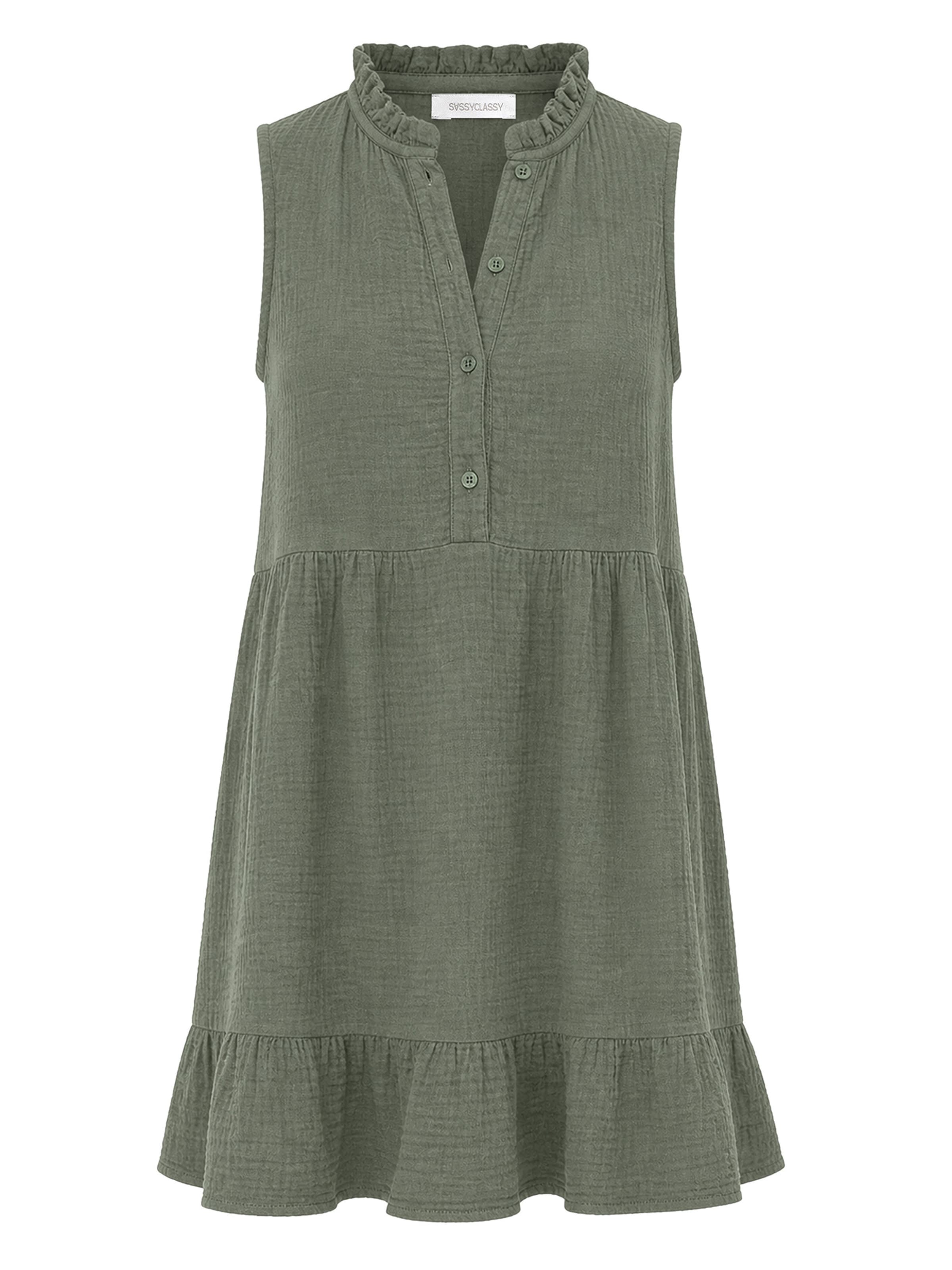 SASSYCLASSY Kleid‌ in 40 in khaki, Produktansicht