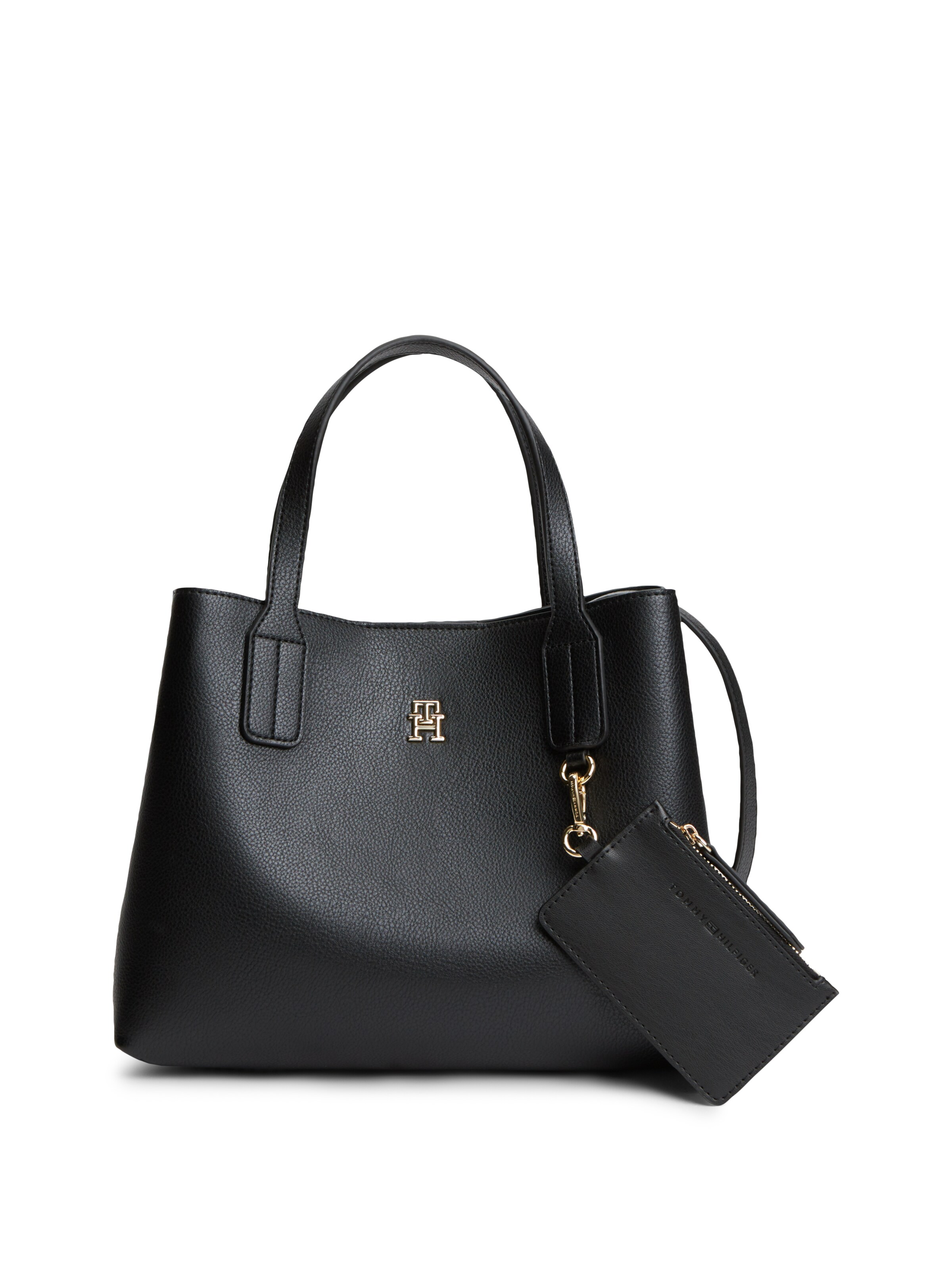 Cabas TOMMY HILFIGER en noir : devant
